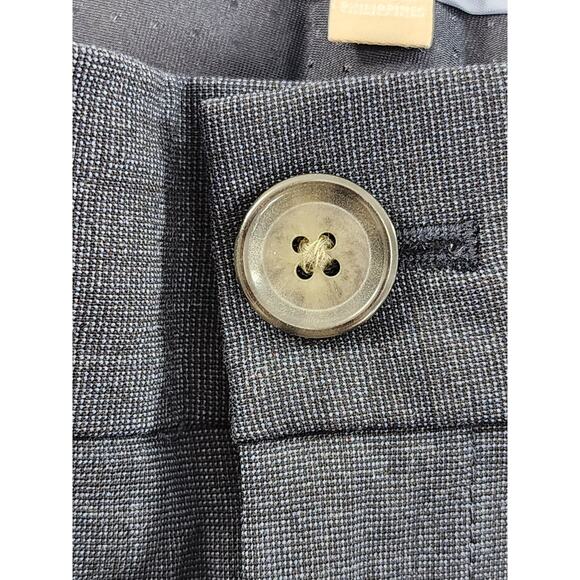 Banana Republic Martin Fit Stretch Wool Trouser Pants Size 6 Blue Office Career - Picture 2 of 13